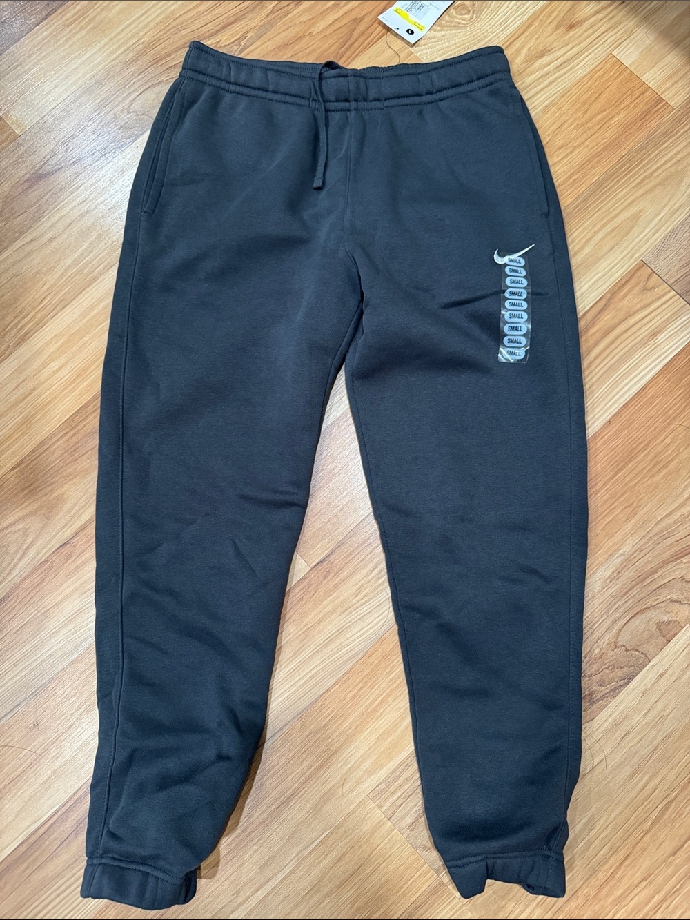 Nike Womens Dark Gray Jogger Sweatpants with Reflective Logo